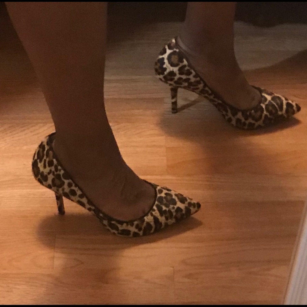 Vince Camuto animal print pumps
